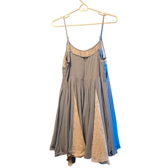 Entro Lace Paneled Baby Doll Dress Tunic Top - Picture 2 of 8